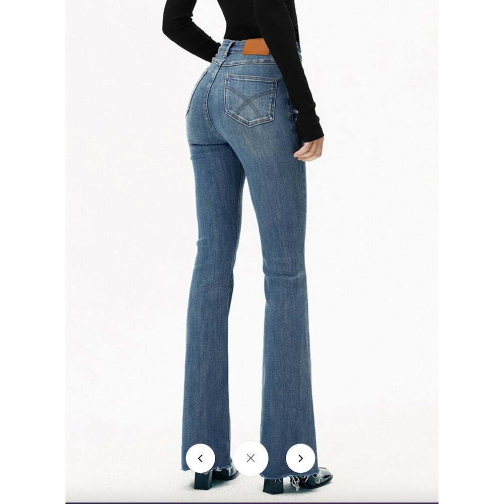 NWT Commense High-Waist Denim Bootcut Jeans Sz M